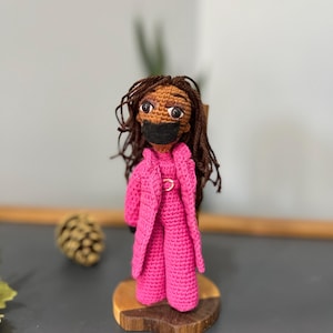 Michelle Obama Inauguration Stuffed Doll Etsy UK