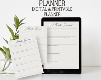 Digital Planner, Daily Planner, Weekly Planner, Goodnotes Planner, Tablet Planner, iPad Planner, Notability Planner, Digital Journal I PDF & PNG
