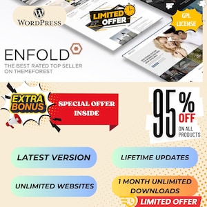 Enfold 7.1.1 Tema WordPress 2025 - Licenza GPL, Aggiornamenti a Vita + 2 Bonus Download Illimitati