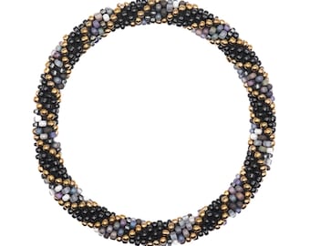 Nepalese glaskralenarmband [handgemaakt in Nepal] - Geluksbedel, cadeau, cadeau-armband, Nepal-armband, boho-armband, kralenarmband [HY27]