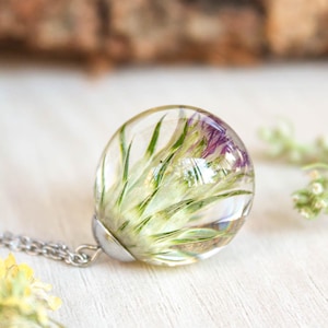 Distel Blume Halskette, Schottland Schmuck, Geschenk für sie oder ihn