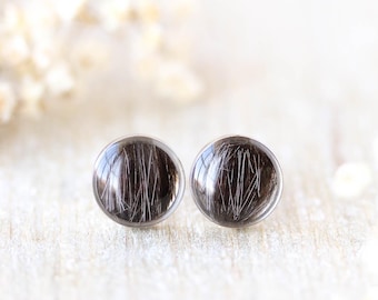 Haaroorbellen gepersonaliseerd paard gedenkteken - hars aandenken cadeau-ideeën voor haar