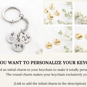 Custom Wedding Bouquet Keychain, Dried flower petals jewelry, Bridal Keepsake Gift image 6