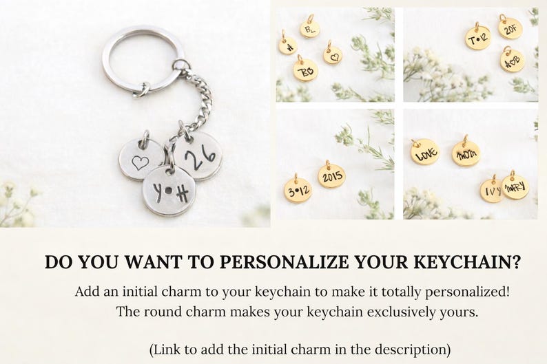 Custom Wedding Bouquet Keychain, Dried flower petals jewelry, Bridal Keepsake Gift image 6