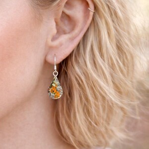 Forest Lichen Earrings: Botanical Moss Jewelry Inspired for Nature Lovers image 8