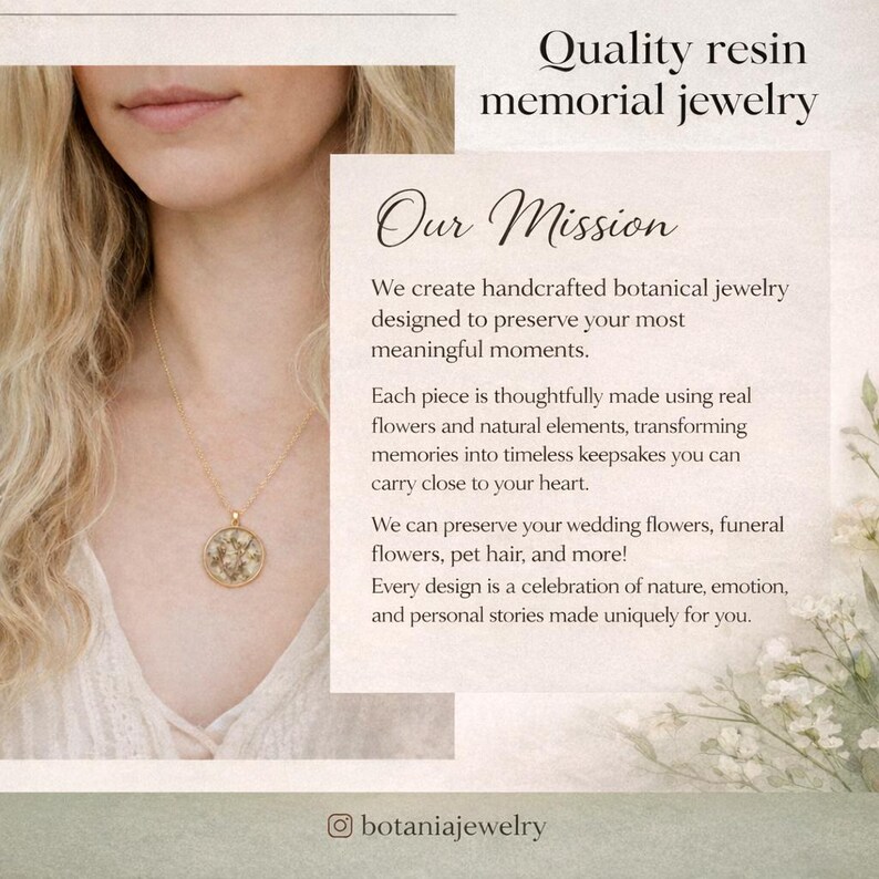 Custom Wedding Bouquet Keychain, Dried flower petals jewelry, Bridal Keepsake Gift image 15