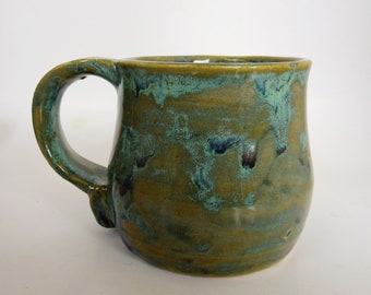 Espresso Cup, 6 Ounce, Wheel Turned Ceramic Mug
