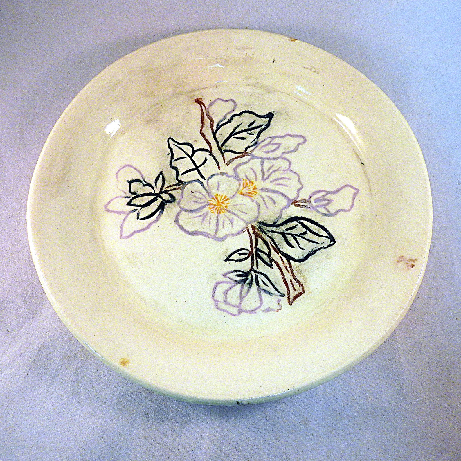 7 Luncheon Plate Decorative Plate Hand Painted Plate Etsy