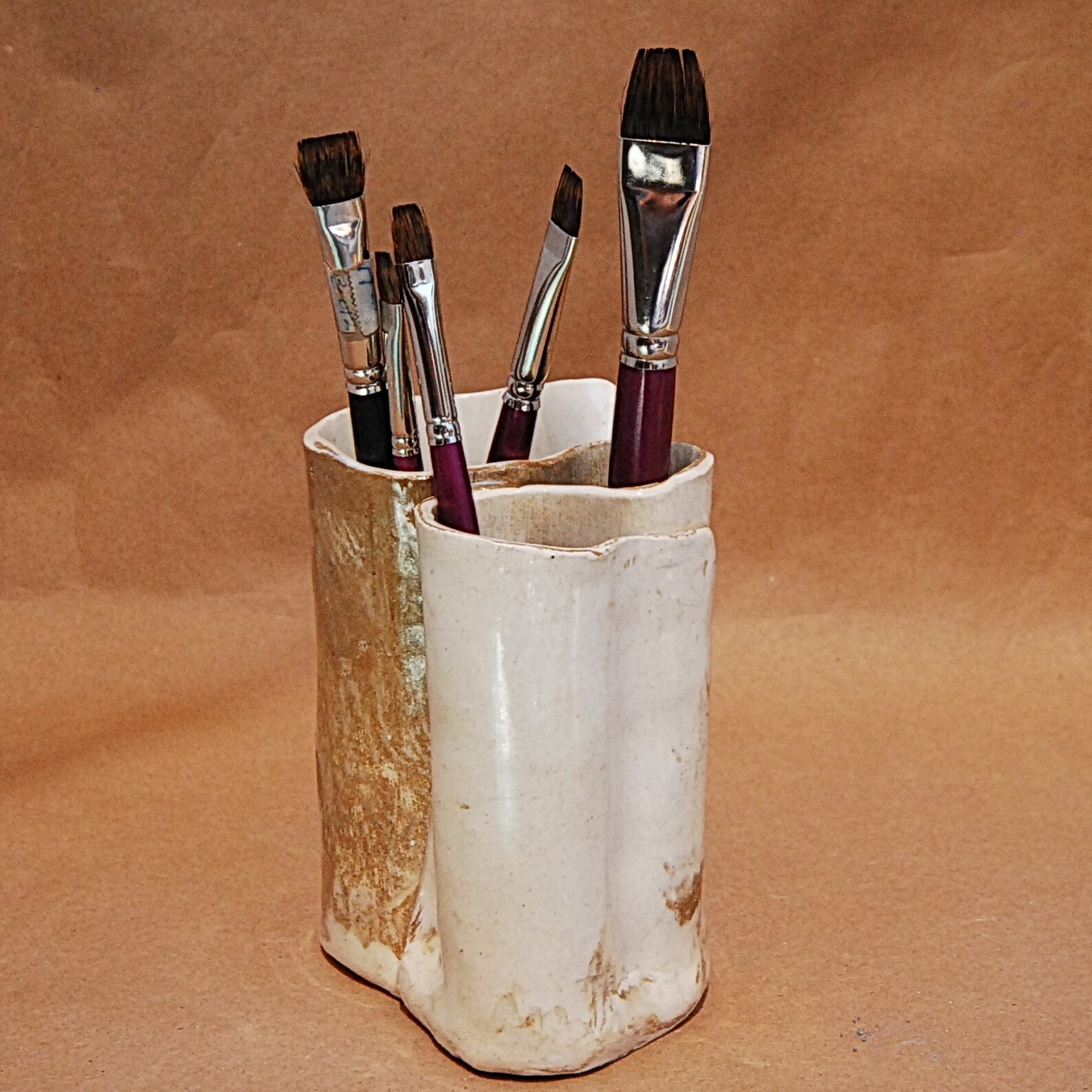Toothbrush Holder Pottery Makeup Brush Holder Ceramic Pencil Etsy