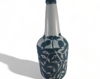 Ceramic Bottle - Handmade Olive Oil Bottle