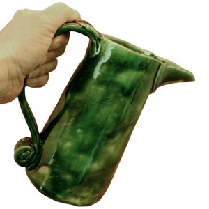 Jug - Ceramic Pitcher - Juice Pitcher - 16 Ounce Ceramic Carafe