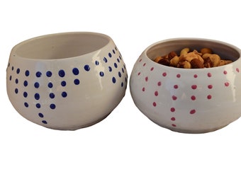 Ciotola in ceramica - Piatto Poke-A-Dot - Ciotola per zuppa