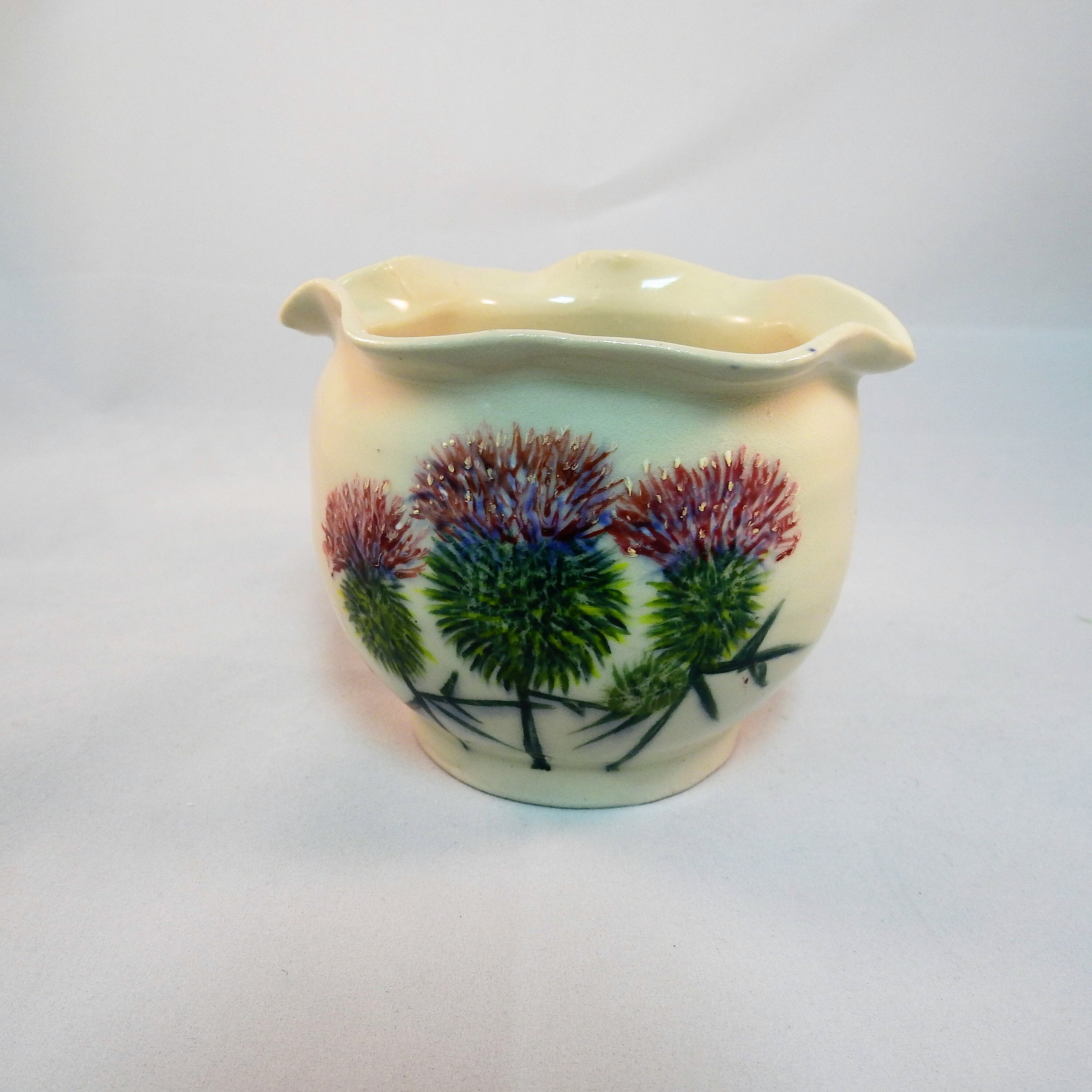 Flower Vase Sugar Bowl Jam Pot Condiment Bowl Etsy