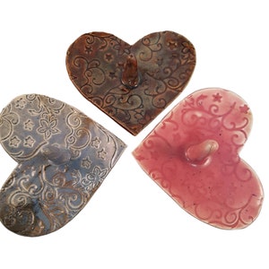 Ringschale - Herzförmige Ringschale - Muttertagsgeschenk - Handgemachte Ringschale