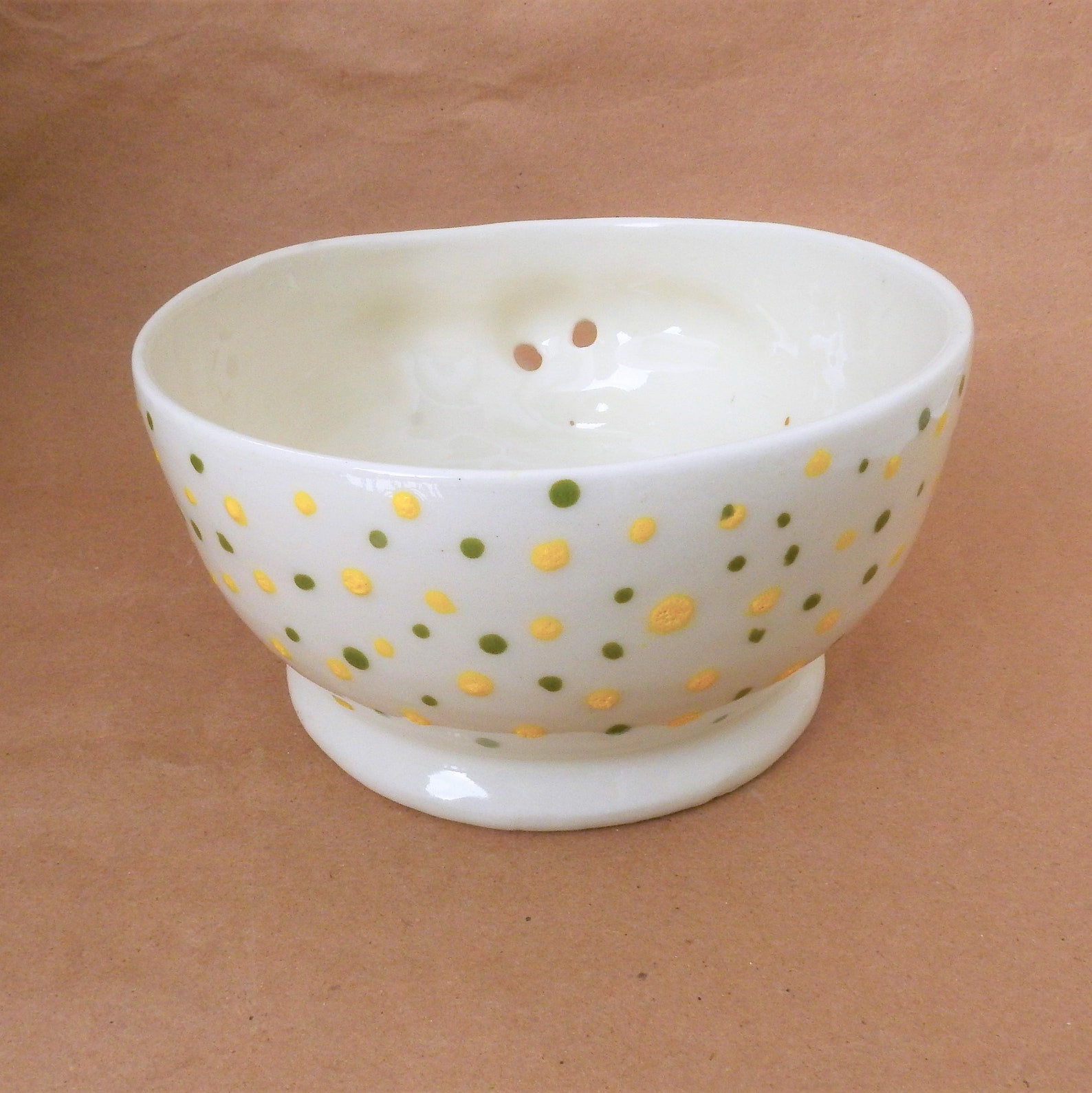 Yarn Bowl Pottery Snot Nose Yarn Bowl Speckled Cute Funny Etsy