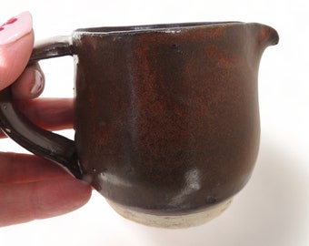 Creamer - Small Stoneware Pitcher - 4 Ounce Creamer