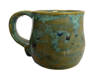 Espresso Cup, 8 Ounce, Wheel Turned Ceramic Mug