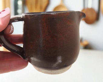 Jarra pequeña de cerámica de gres - 4 onzas