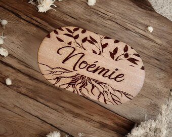 Wedding place cards | Wooden heart wedding favors | Boho chic wedding favors