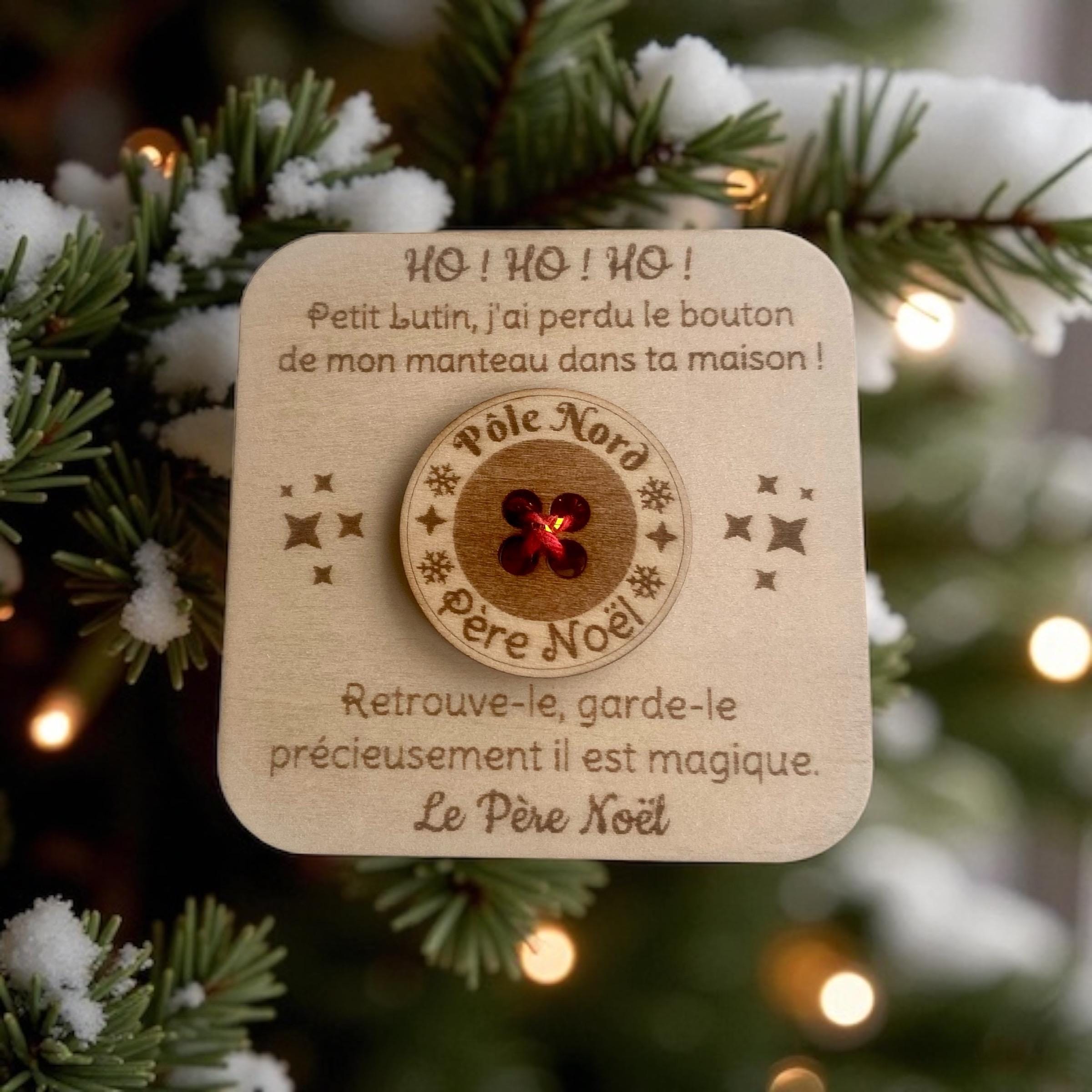 Boutons De Manchette Père Noël - Rouge Et Blanc, Métal - Cadeau De Noël Pour Homme, Accessoire De Fête - 8
