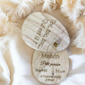 Faire part en bois | annoncer naissance | personnalisation bapteme |Carte bebe bois | baby shower | invitation bois