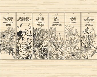 Bookmark pdf, jpg, Bookmark Bundle, Printable Bookmark Bundle,  Bookmark Cricut, bookmark coloring