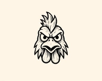 Rooster  Svg Png Files Cockerel Chicken Coop Wall Art Cut File For Cnc Plasma Laser Glowforge Cricut