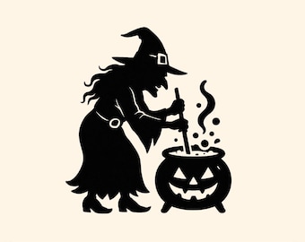 Witch Brewing SVG | Witches Brew SVG | Halloween SVG | Cauldron Svg | Cricut Silhouette Cut Printable Clip Art Vector Digital
