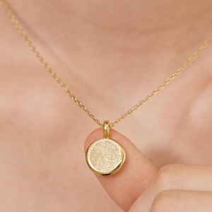 Fingerprint Necklace • Thumbprint Jewelry • Memorial Jewelry • Fingerprint Pendant • Personalized jewelry • Handwriting Necklace