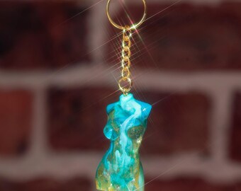 Oceania Goddess Keychain | Handmade | Body Empowerment Art