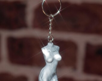 Tiburona Goddess Keychain | Handmade | Body Empowerment Art