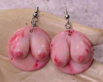 The Angry Princess Clay Earrings | Hypoallergenic | Handmade