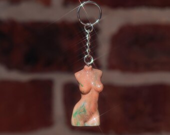 Brixie Goddess Keychain | Handmade | Body Empowerment Art