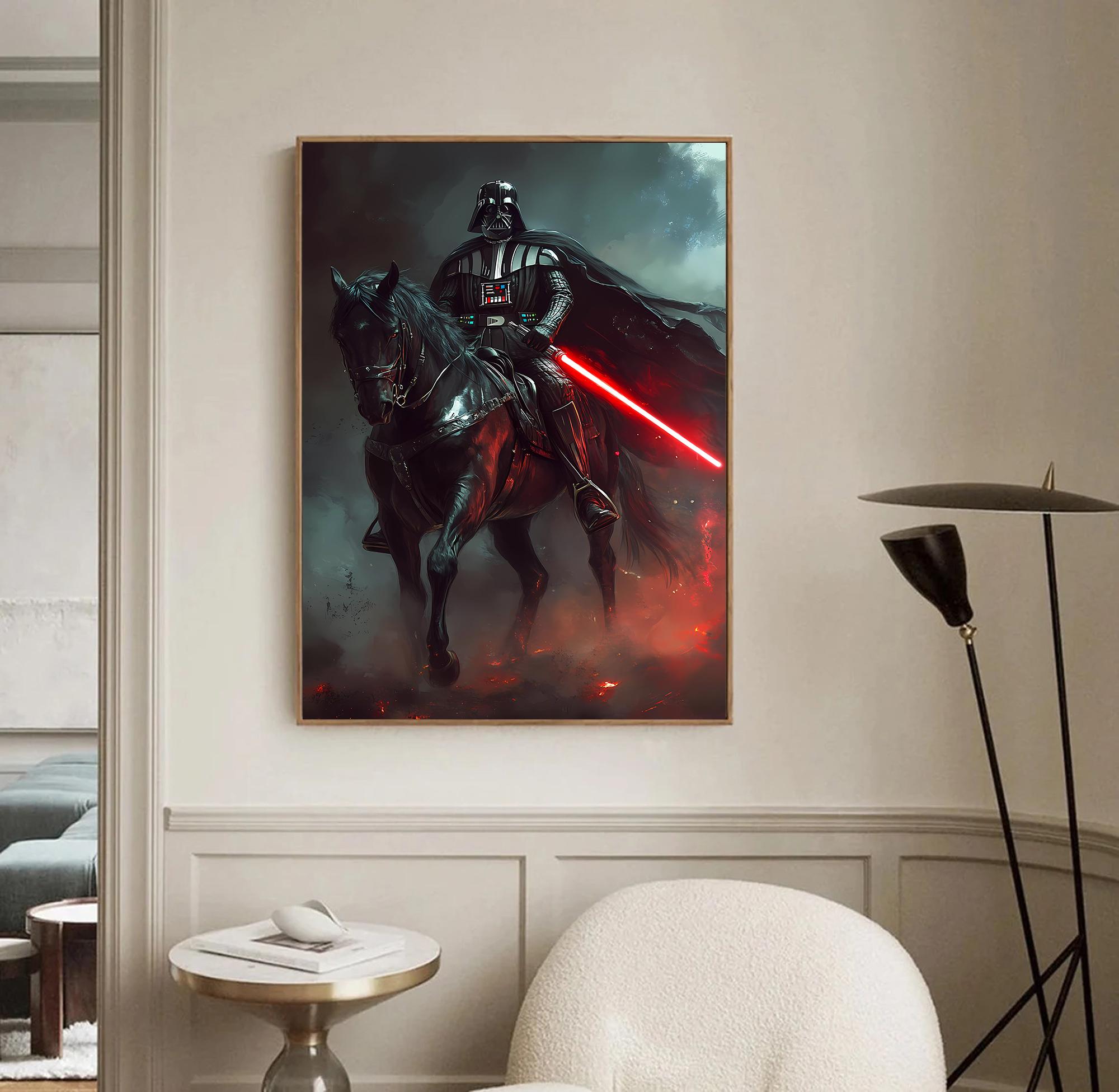 ダース・ベイダー将軍ストリートアートキャンバス ダース・ベイダー将軍ストリートアートキャンバス ダース・ベイダー