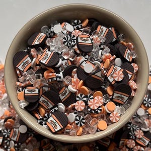 Polymer Clay Slices- Fimo Slices- for crafts, slime, resin crafts, nail art, pumpkin spice, PSL, autumn, fall