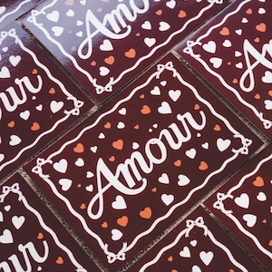 Carte "Amour" Illustrée à la Main - Carte d'Amour Douce & Romantique, Carte de Voeux, Anniversaire, St Valentin, Fetes des mères.