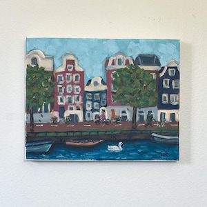 Amsterdam Painting on Canvas 8 x 10