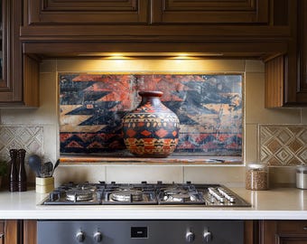 Wazon Szkło hartowane Kuchnia Kuchenka Panel Backsplash, Pokrywa Tylna Kuchenki, Wystrój Kuchni, Płytki Backsplash, Backsplash Za Kuchenką, Pokrywa Górna Kuchenki
