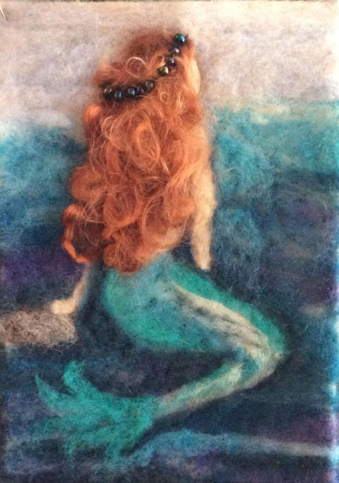 Mermaid Thyme Tile Needle Felting Pattern Kit Etsy