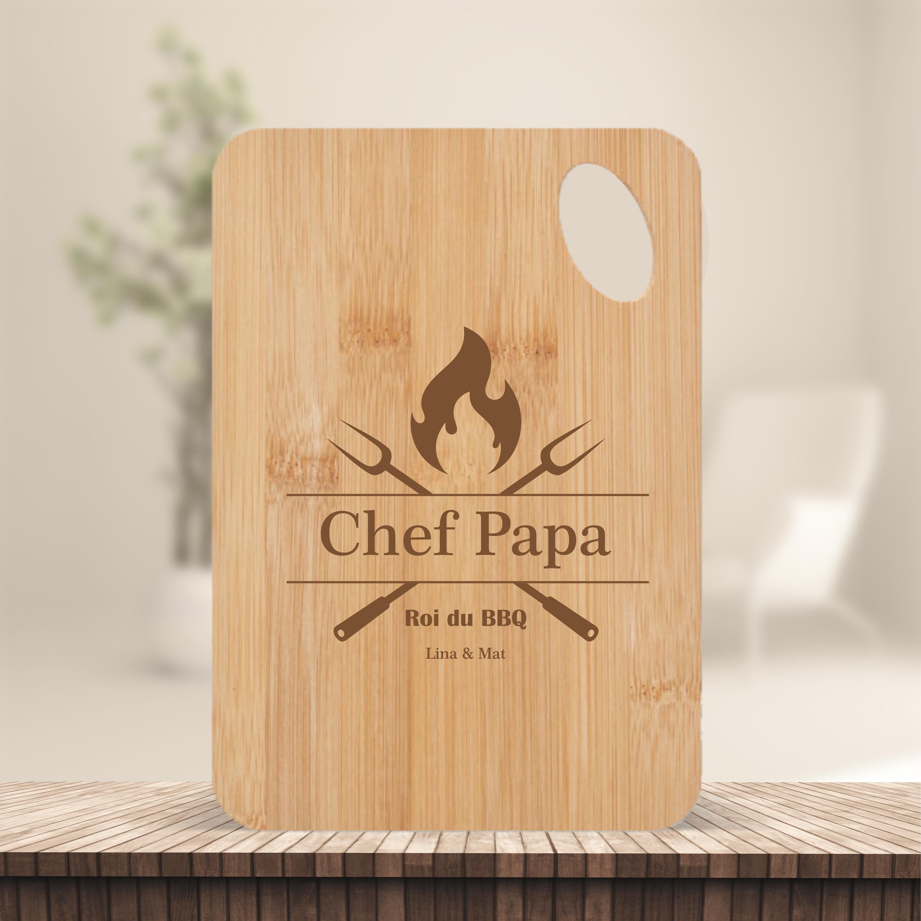 personalized barbecue dad gift, dad grilling cutting board, personalized Father's Day gift, dad board, BBQ accessory
