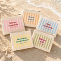 Personalized teacher pencil case, nanny thank you gift, thank you teacher gift, personalized nanny gift, striped pencil case for nursery school assistants product logo