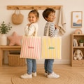 Personalized Children's Tote Bag with Name - School Bag, Daycare Bag, Nanny Bag, After-School Bag, Back-to-School Bag, Holiday Bag, Cotton Children's Bag, Preschool Bag product logo