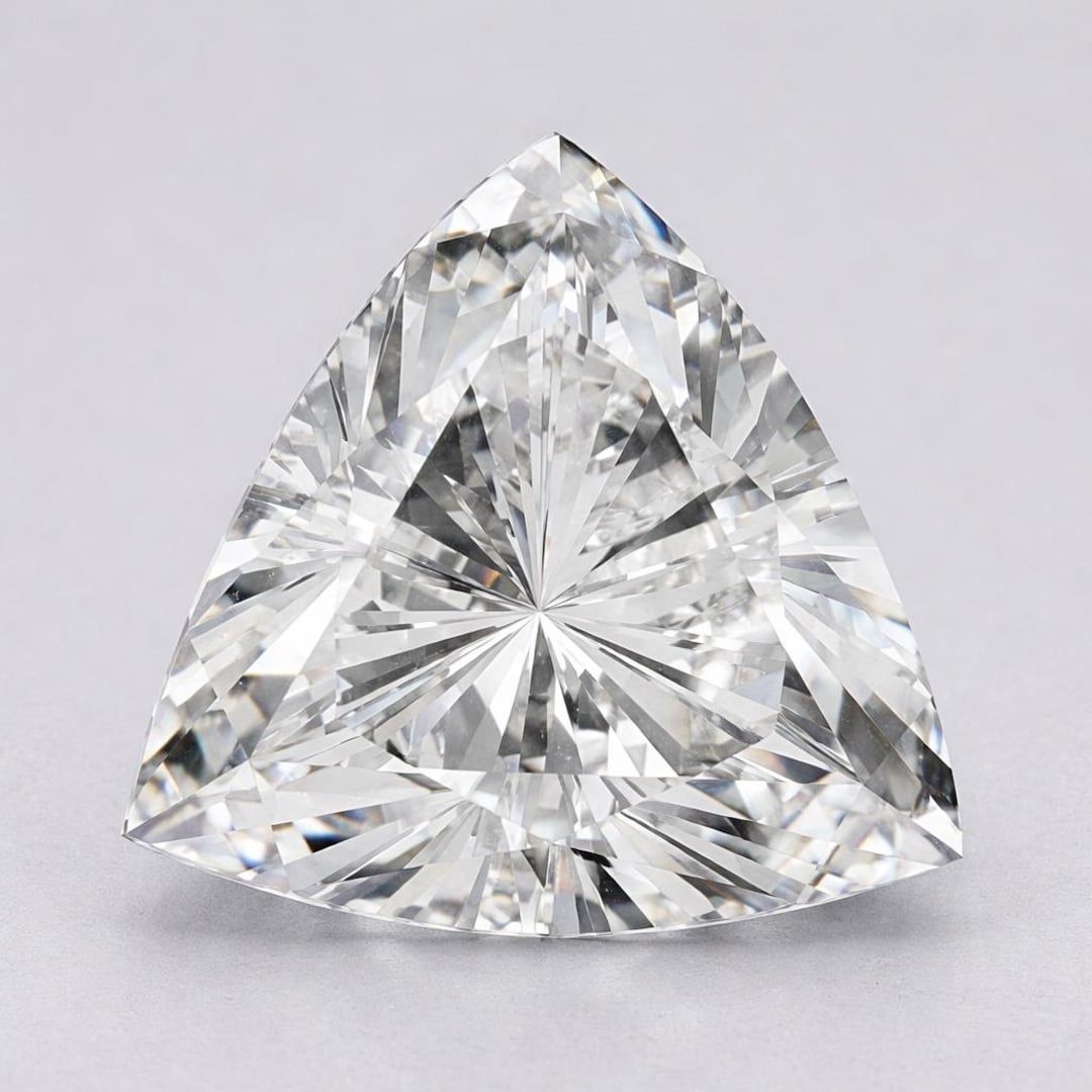 Triangle Colorless Triangle 5.00CT D VVS2 IGI Certified Lab Grown Diamond | Trilliant Cut ...