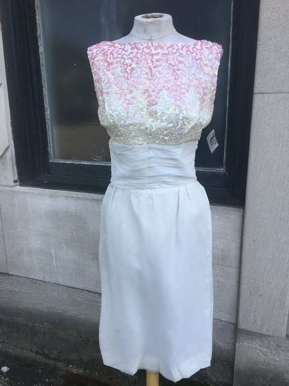 ombre cocktail dress