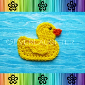 Duck Applique CROCHET PATTERN PDF image 2