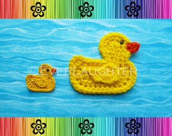 Apliques de Pato - PATRÓN DE CROCHET (PDF)
