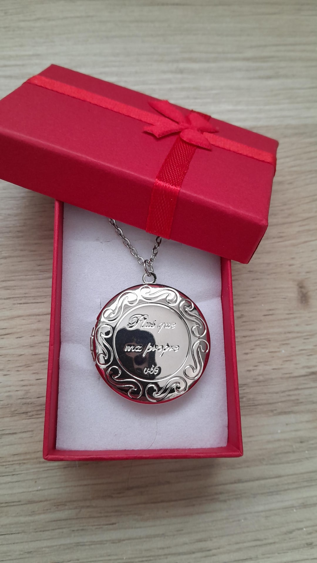 Collier Médaillon Twilight 'Plus Que Ma Propre Vie' - Renesmée Cullen - Neuf