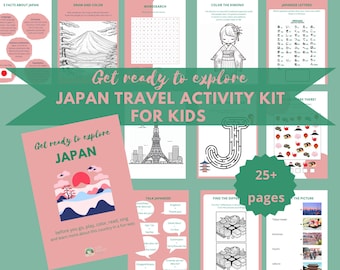 Pode incluir: Um kit de atividades imprimível colorido para crianças que apresenta uma variedade de atividades relacionadas ao Japão, incluindo colorir, caça-palavras, labirintos e muito mais. O kit inclui mais de 25 páginas de atividades e é perfeito para crianças que estão interessadas em aprender sobre a cultura japonesa.