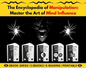 The Encyclopedia of Manipulation, Manipulation, Dark Psychology, Psychology, Ebook, Set of Ebooks, Printable, Digital Ebook, PDF, Influence