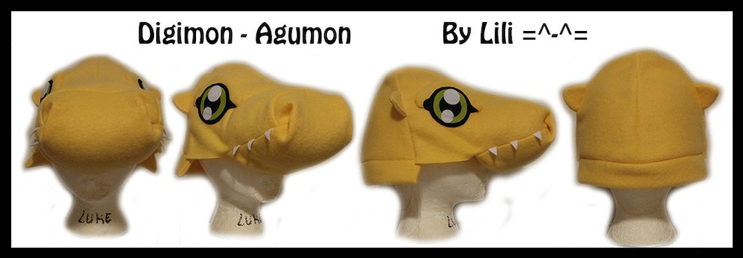 Digimon Hat - Agumon - MADE TO ORDER - Etsy